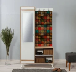 Mobile ingresso quercia e multicolore 100x190h cm - Sugilite