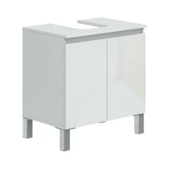 Mobile lavabo 2 ante 60x40x63h cm bianco lucido - Jerome