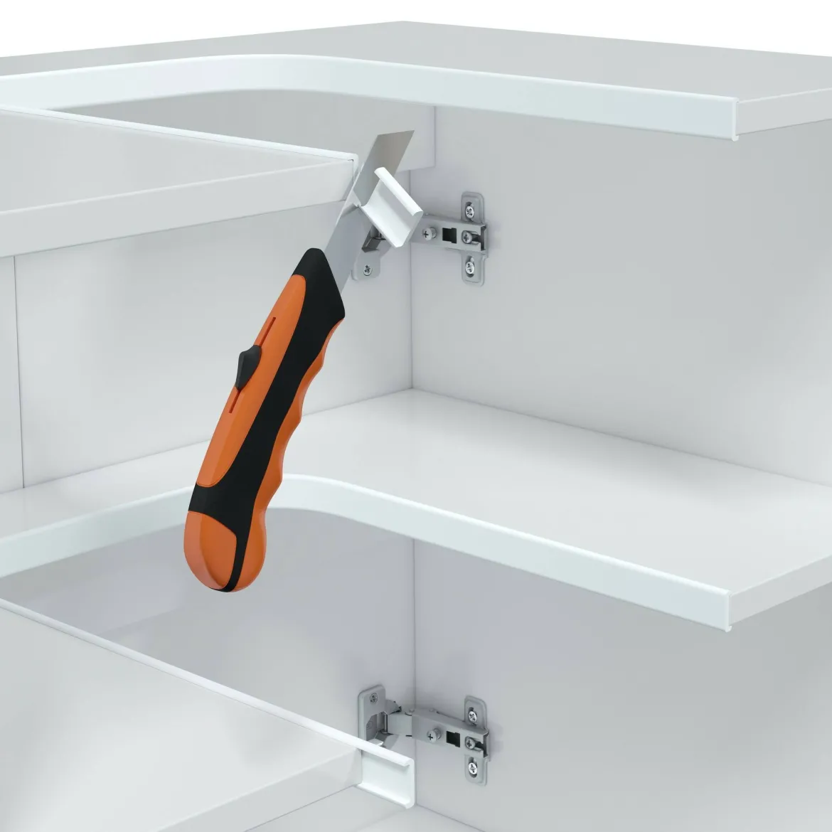 Mobile lavabo 2 ante 60x40x63h cm bianco lucido - Jerome