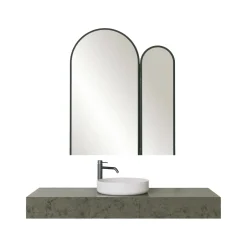 Mobile lavabo 2 ante 50x12x45h cm nero - Paramaribo