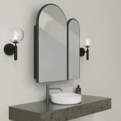 Mobile lavabo 2 ante 50x12x45h cm nero - Paramaribo