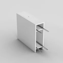 Mobile lavabo 2 cassetti 20x60x55h cm bianco - Isidora
