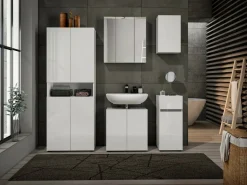 Mobile lavandino 2 ante 60x34x62h cm bianco lucido - Vione