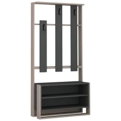 Mobile per ingresso da parete bianco 50x190h cm - Maura