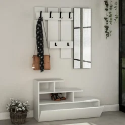Mobile per ingresso sospeso bianco 30x99h cm - Gert