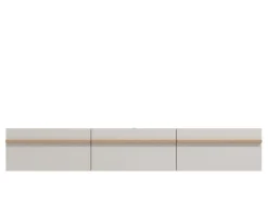 Mobile Porta tv Beige Marrone Rovere un Ripiano 3 Ante 192x41.5x32h cm, 3 Vani - Paitone