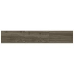 Mobile Porta tv Marrone Noce 4 Vani 4 Ante 180x35x50h cm, Apertura a Ribalta - Visco