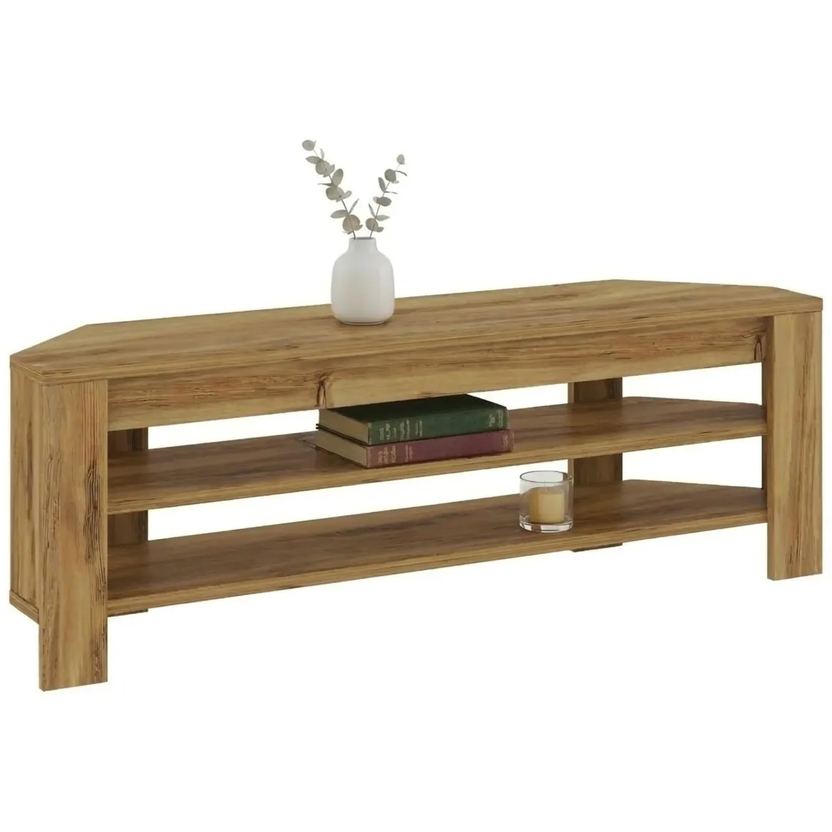 Mobile Porta tv Marrone Rovere 2 Vani 2 Ante 160x36x45h cm, Apertura a Ribalta - Palmi