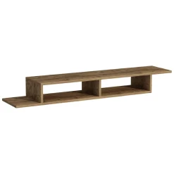 Mobile Porta tv Marrone Rovere 3 Cassetti un Ripiano 200x34x28h cm, 3 Vani - Kahate