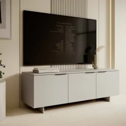 Mobile porta TV Matenano, 150x42 h55 cm, Beige
