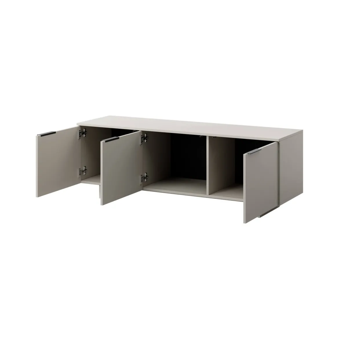Mobile porta TV Matenano, 150x42 h55 cm, Beige
