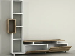Mobile soggiorno classico 160cm bianco e noce - Biskek
