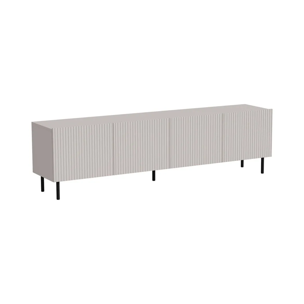 Mobile TV beige 200x42x52h cm 4 ante - Priocca
