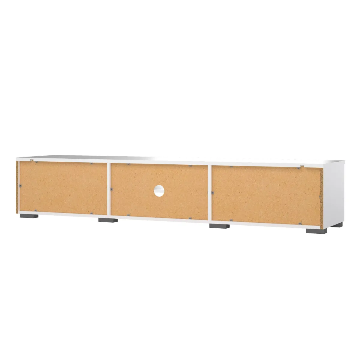 Mobile TV bianco lucido 172x39x33h cm in legno - Ammiro