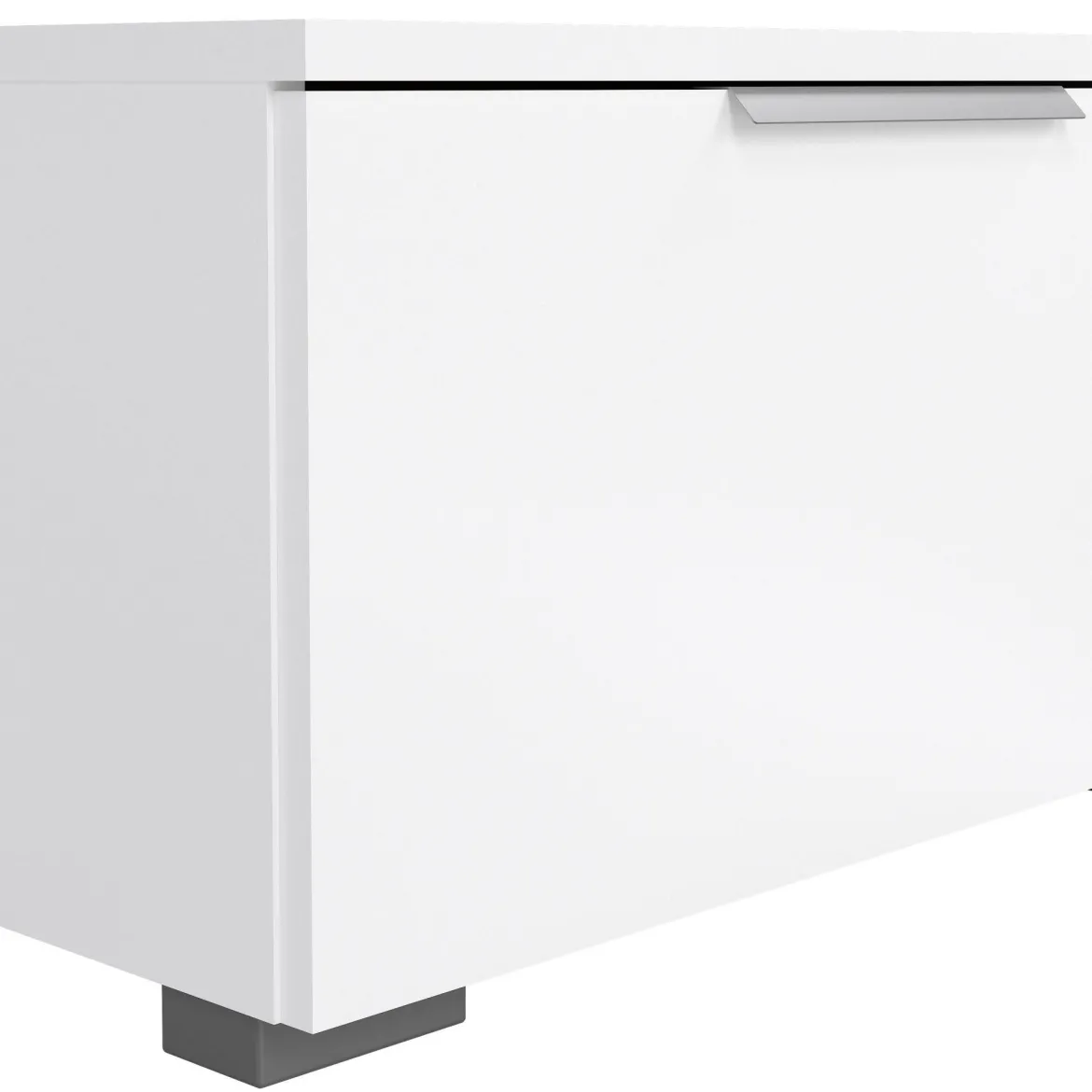 Mobile TV bianco lucido 172x39x33h cm in legno - Ammiro