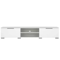 Mobile TV bianco lucido 172x39x33h cm in legno - Ammiro