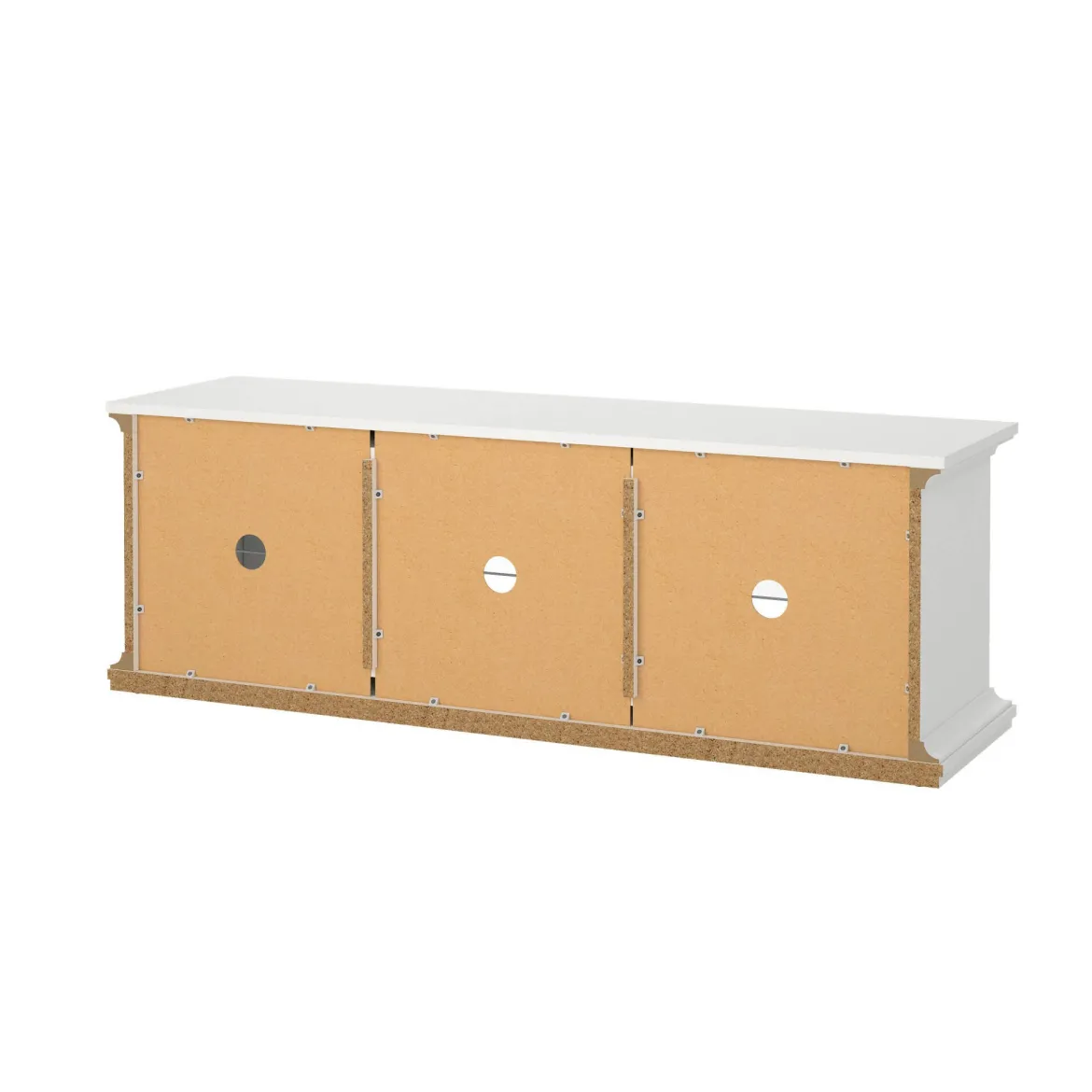 Mobile TV bianco 149x41x50h cm 2 ante - Damrey