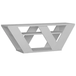 Mobile TV bianco 110x30x40h cm in legno - Amazzonite