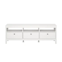 Mobile TV bianco 151x38x54h cm in legno - Astana