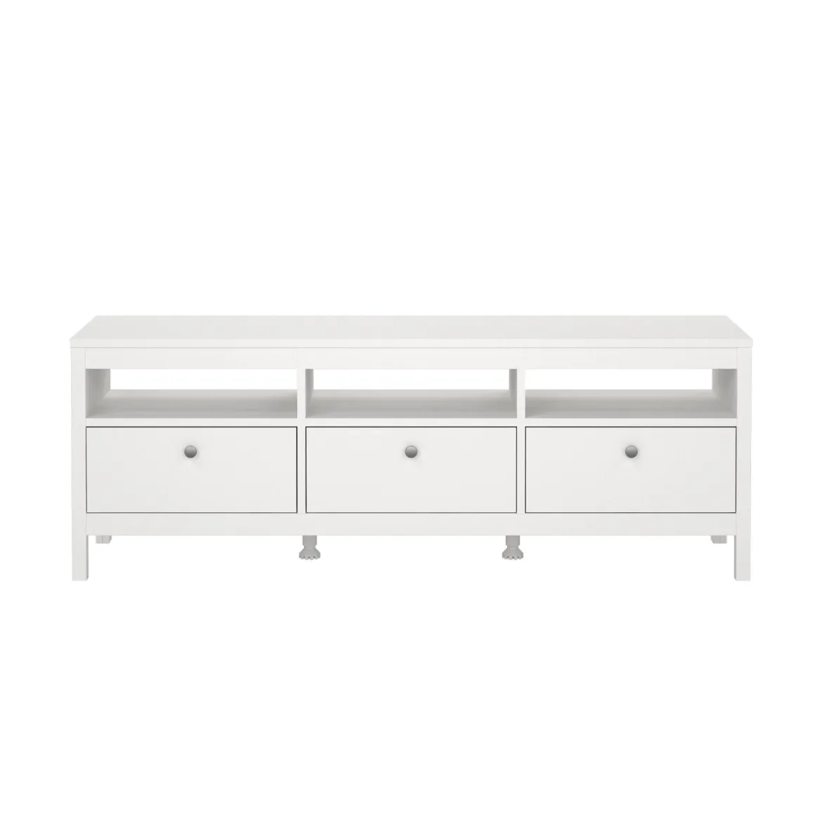 Mobile TV bianco 151x38x54h cm in legno - Astana