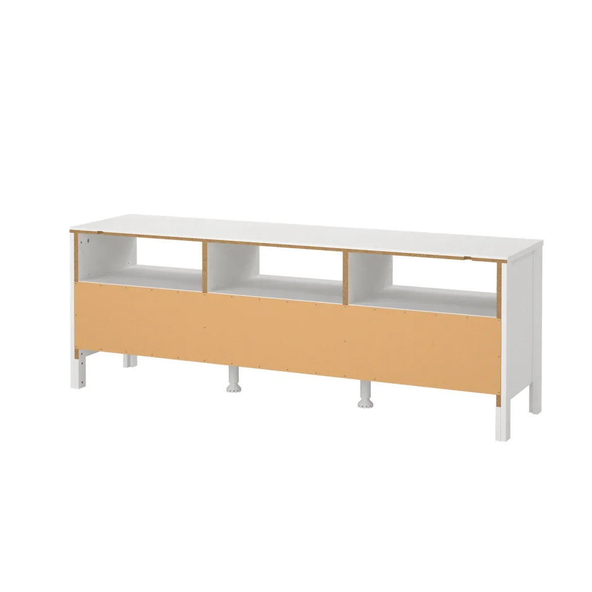 Mobile TV bianco 151x38x54h cm in legno - Astana