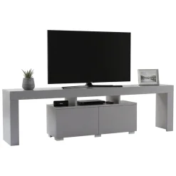Mobile TV grigio 180x31x50h cm 2 ante - Andarna