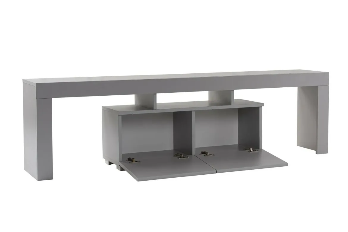 Mobile TV grigio 180x31x50h cm 2 ante - Andarna
