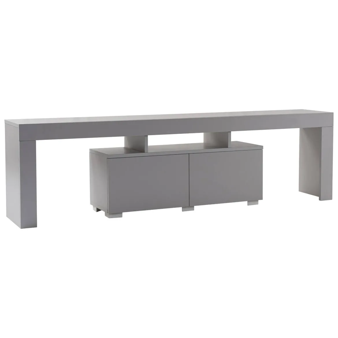 Mobile TV grigio 180x31x50h cm 2 ante - Andarna