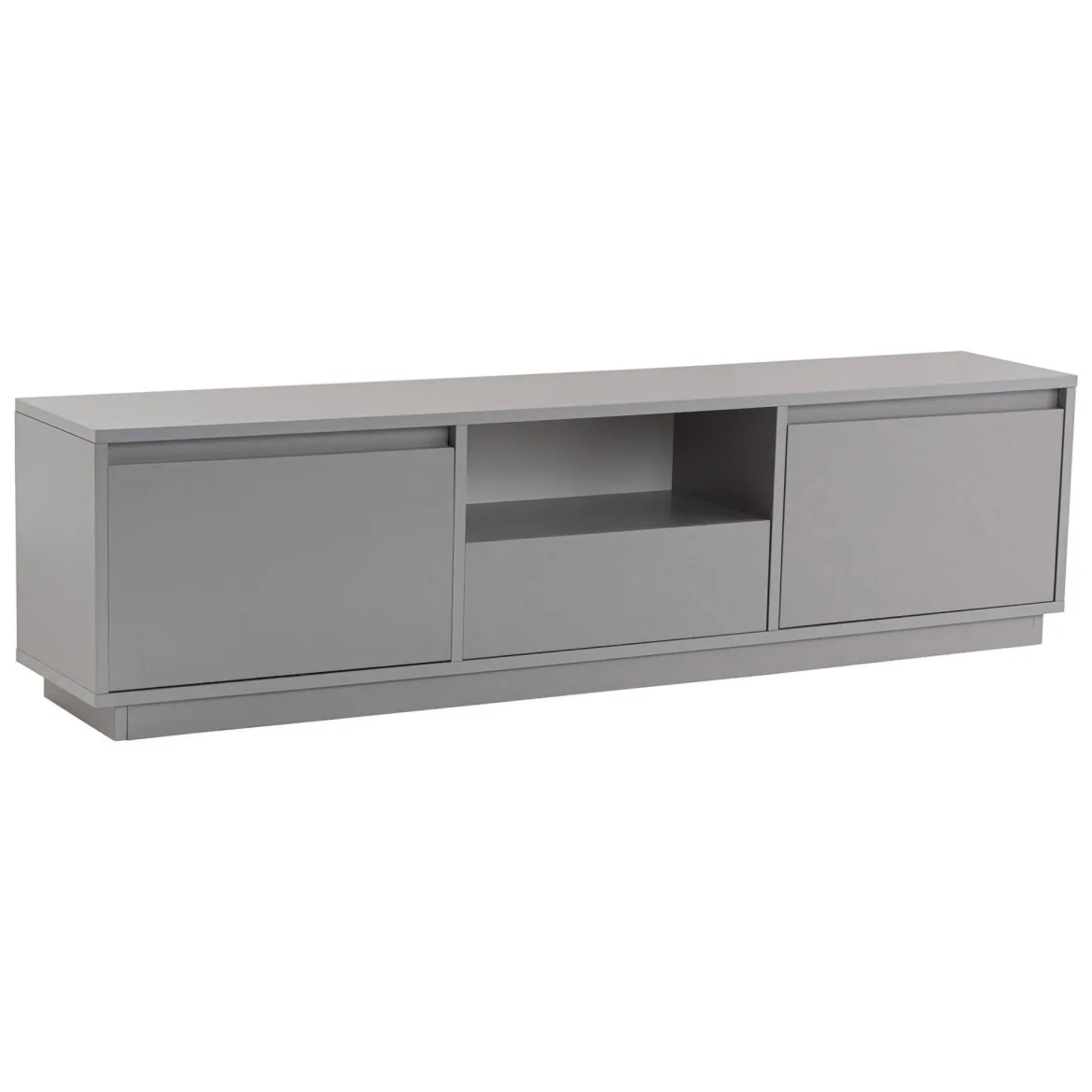 Mobile TV grigio 160x29x42h cm 3 ante - Morrigan