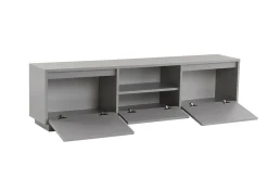 Mobile TV grigio 160x29x42h cm 3 ante - Morrigan