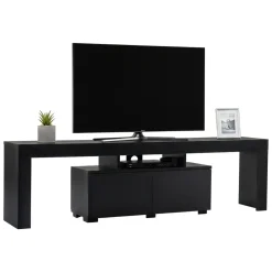 Mobile TV nero 180x31x50h cm 2 ante - Andarna