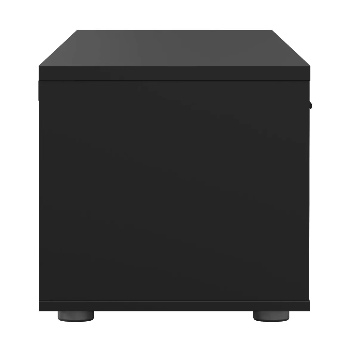 Mobile TV nero 177x39x38h cm 2 ante e 1 cassetto - Giaele