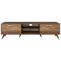 Mobile TV noce 180x35x48h cm 2 ante - Avir