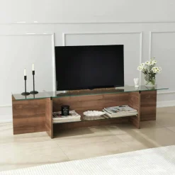 Mobile TV noce 158x35x40h cm - Bellano