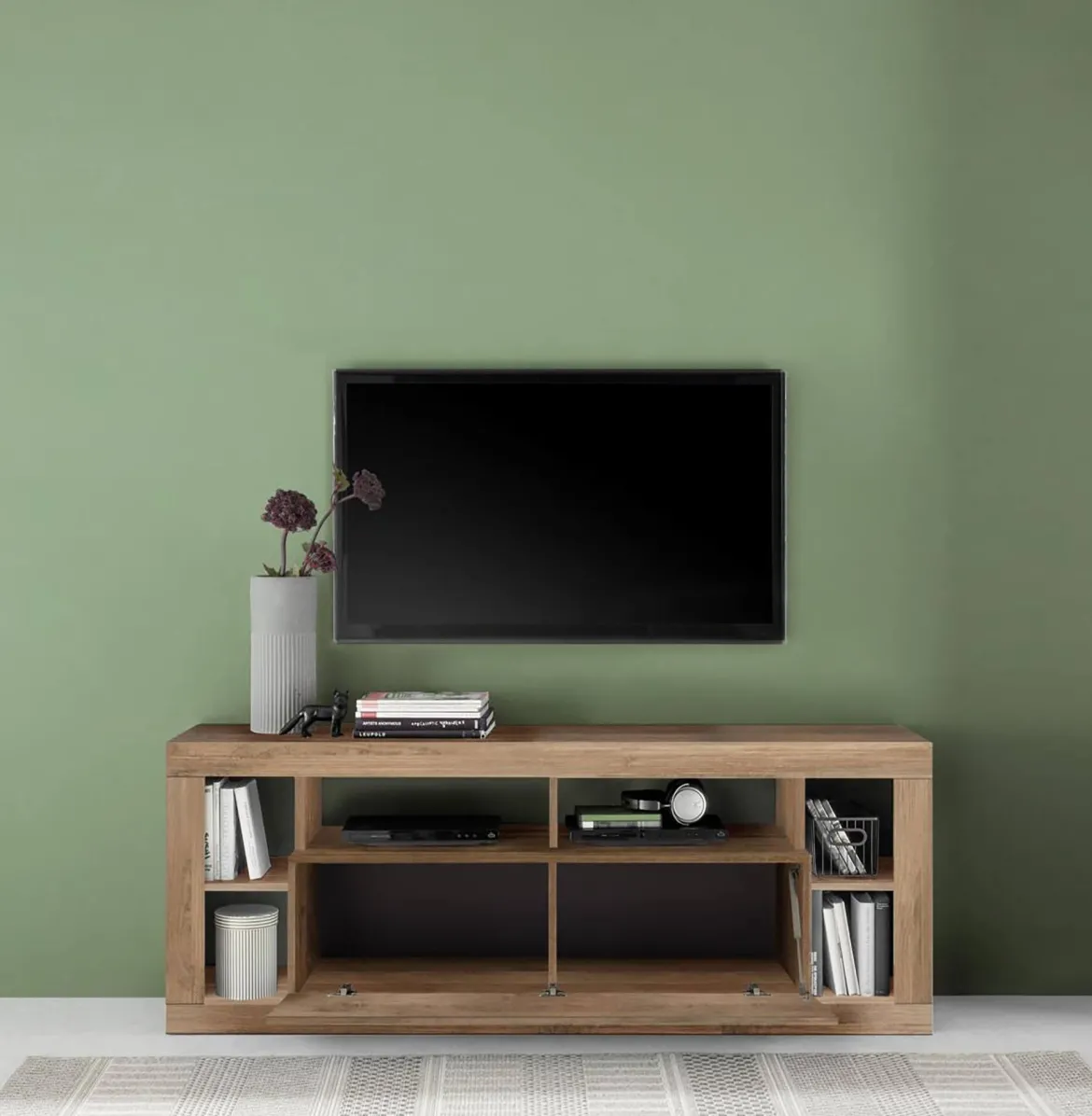 Mobile TV noce 172x42x66h cm in legno - Kujira
