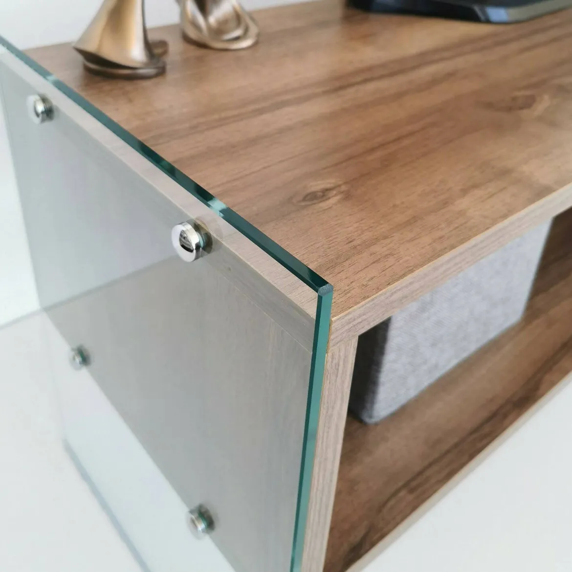 Mobile TV noce 120x35x45h cm in legno - Winifred