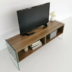 Mobile TV noce 120x35x45h cm in legno - Winifred