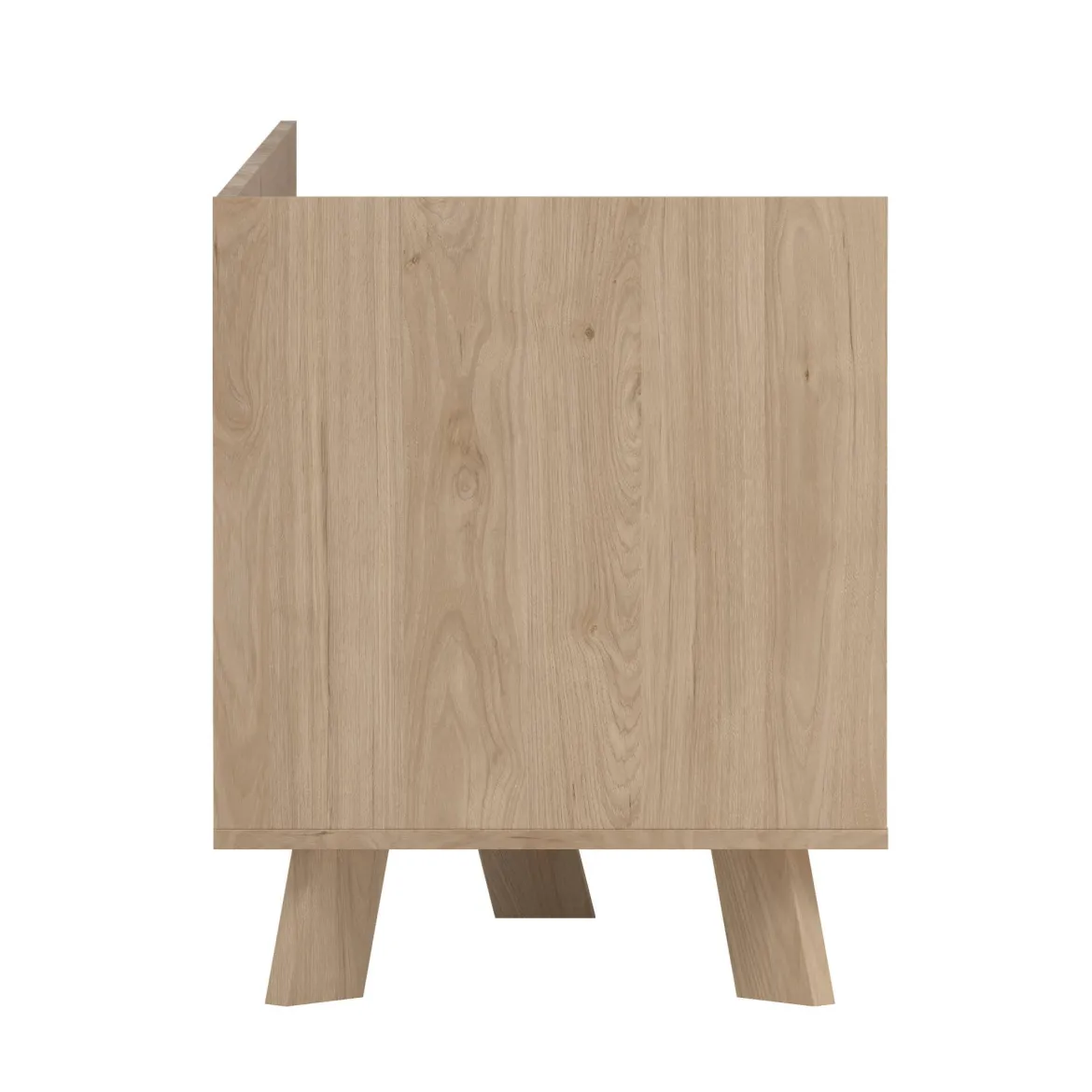 Mobile TV rovere e bianco 181x51x61h cm 2 ante e 1 cassetto - Agathis