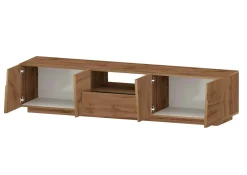 Mobile TV rovere 220x44x46h cm 4 ante e 1 cassetto - Maestrale