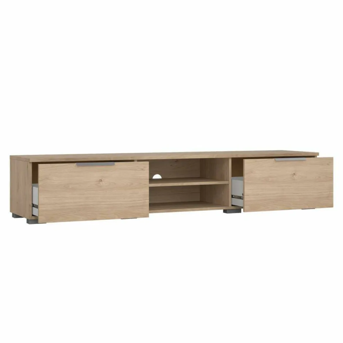 Mobile TV rovere 172x39x33h cm in legno - Ammiro