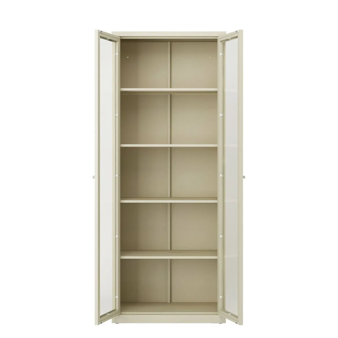 Mobile vetrina 2 ante 70x35x180h cm panna - Izano