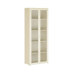 Mobile vetrina 2 ante 70x35x180h cm panna - Izano