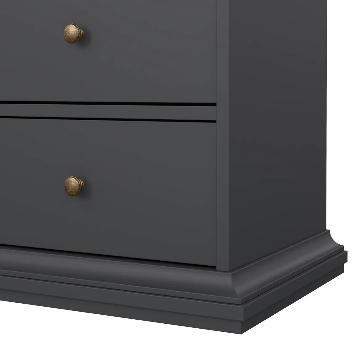 Mobile vetrina cucina classico 2 ante 96x41x200h cm grigio - Honore
