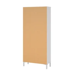 Mobile vetrina luminoso 2 ante 88x36x202h cm bianco - Wutip