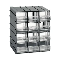 Organiser antracite con cassetti 19x23h cm - Atanasia