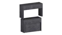 Panca allungabile ardesia 290x25x45h cm - Quedan