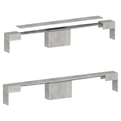 Panca allungabile cemento 290x25x45h cm - Quedan