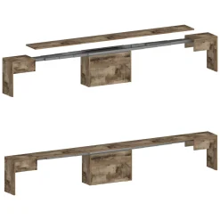 Panca allungabile effetto legno acero 290x25x45h cm - Quedan