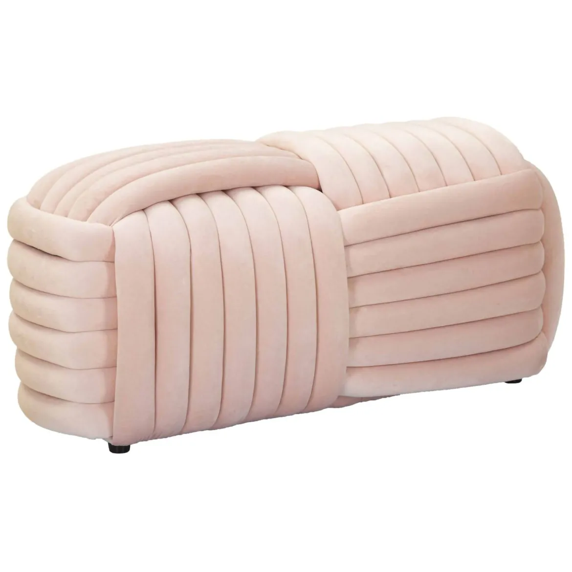 Panca design rosa 90x45x45h cm - Calcea