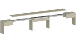 Panca estensibile olmo 290x25x45h cm - Quedan